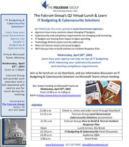 IT Budgeting & Cybersecurity Virtual Lunch & Learn