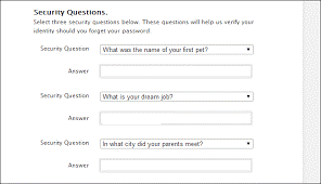 ok to lie on security questions